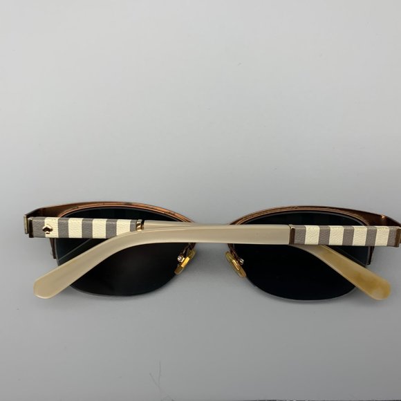 Kate Spade Valary Brown Metal Semi-Rim Sunglasses main image 11